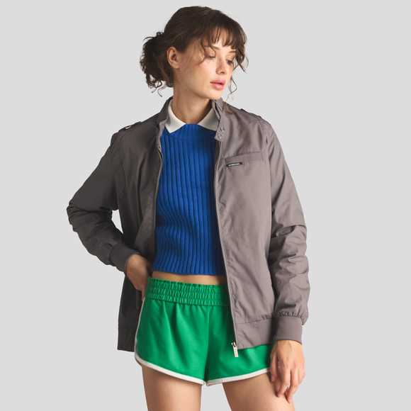 Women's Classic Iconic Racer Jacket (Slim Fit) - Picture 1 of 6